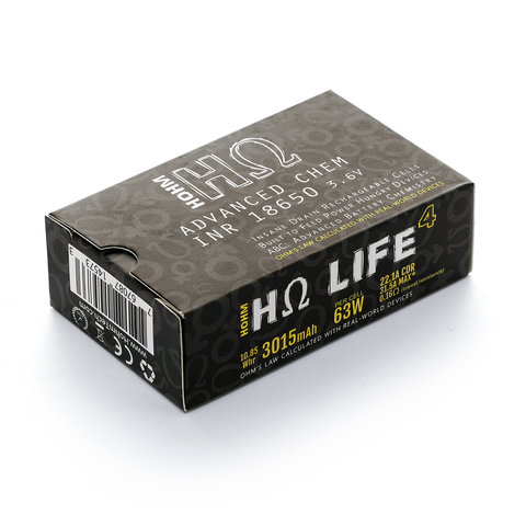 HOHM LIFE 18650 BATTERY - 2 PACK