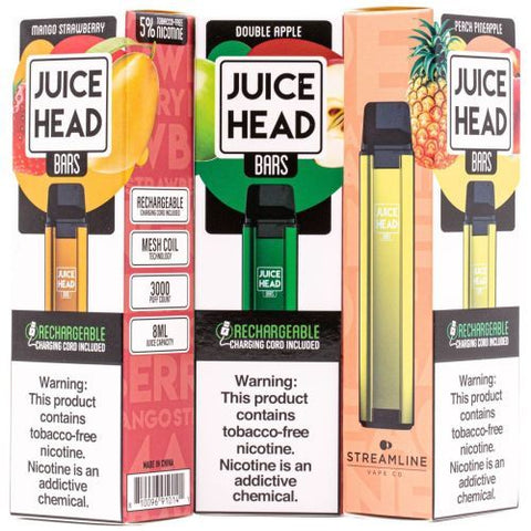 JUICE HEAD RECHARGEABLE DISPOSABLE